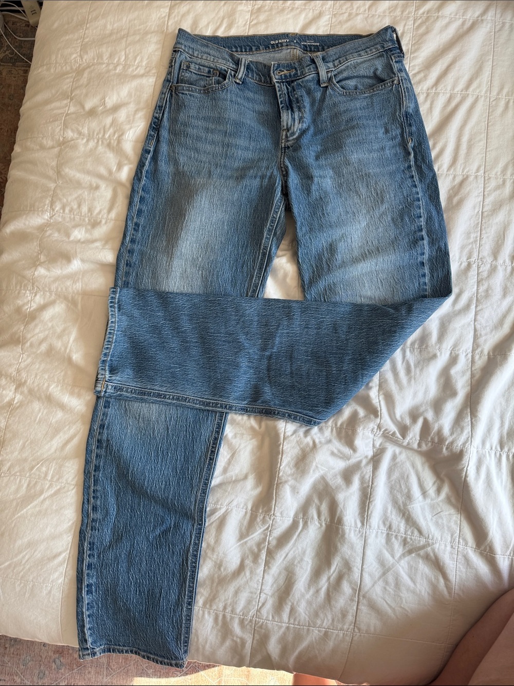 Old Navy Medium Blue Women's Boyfriend Jeans never worn